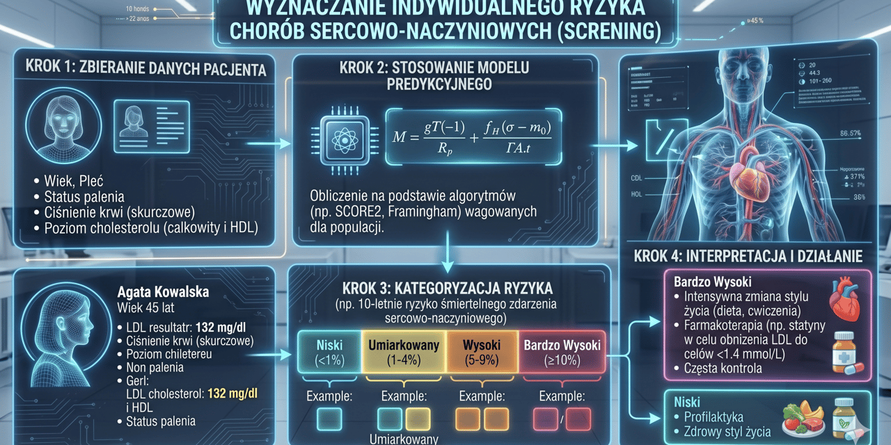 SCORE2: jak w pięć minut policzyć ryzyko zawału na dziesięć lat