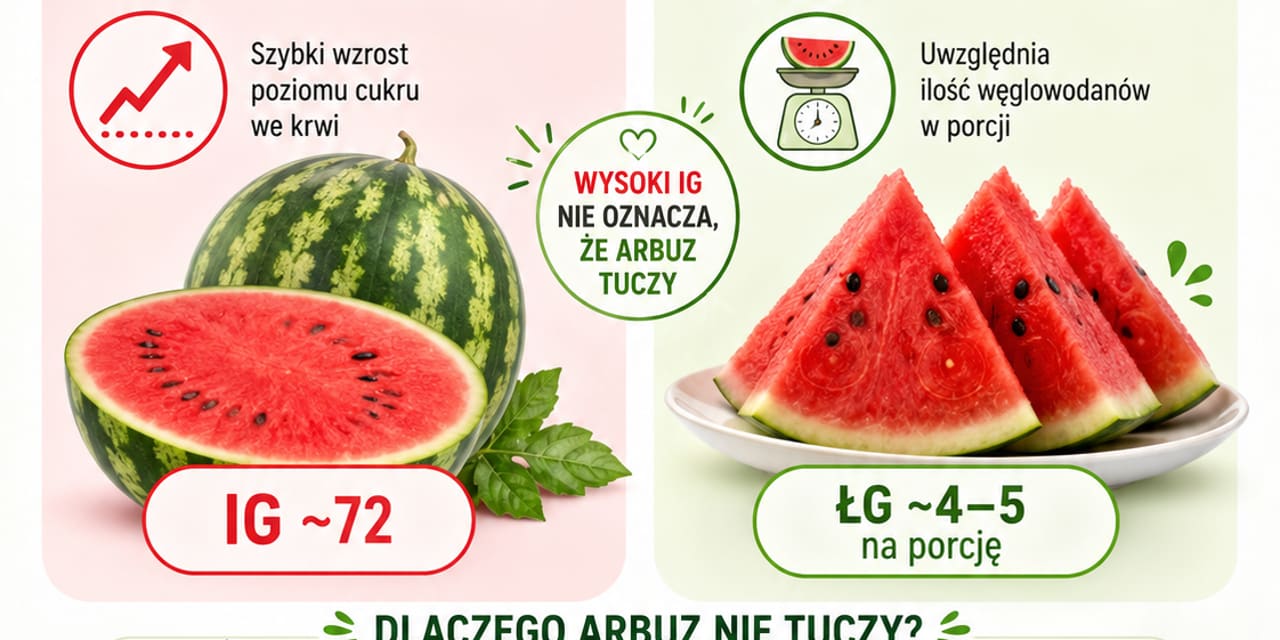 Indeks vs ładunek glikemiczny: dlaczego arbuz nie tuczy