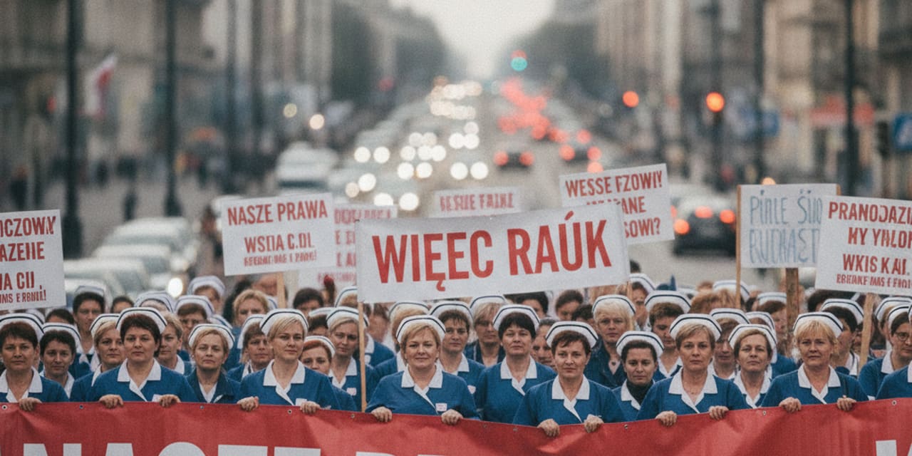 Opiekunowie medyczni wyszli na ulice. Czy obowiązki trafiają na przeciążone pielęgniarki?