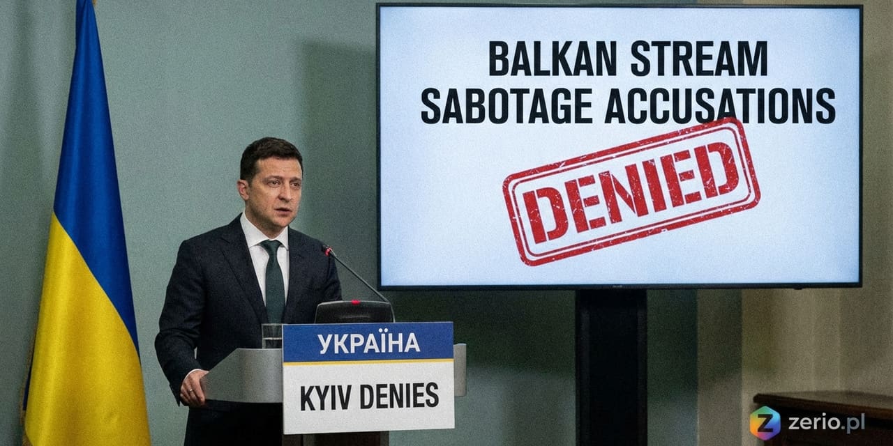Kijów stanowczo zaprzecza oskarżeniom o sabotaż przy Balkan Stream