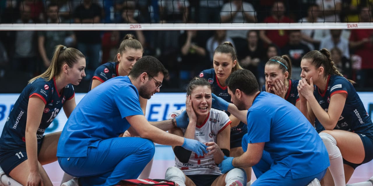 Groźna kontuzja Katariny Dangubić w półfinale Ligi Mistrzyń — zniesiona z boiska