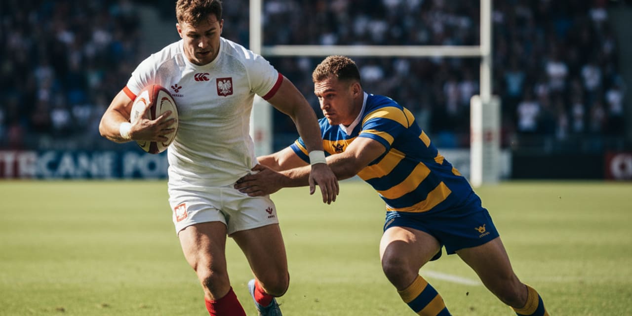 Polska – Szwecja w rugby: znamy skład Biało‑czerwonych na mecz o awans