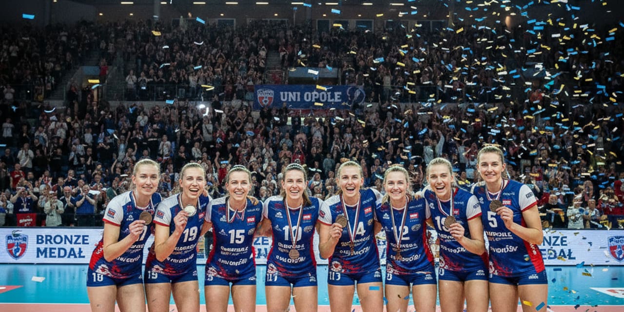Uni Opole sięga po brąz Tauron Ligi — historyczny medal klubu