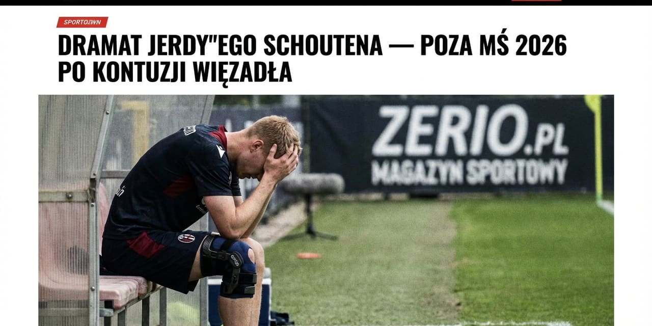 Dramat Jerdy’ego Schoutena — poza MŚ 2026 po kontuzji więzadła