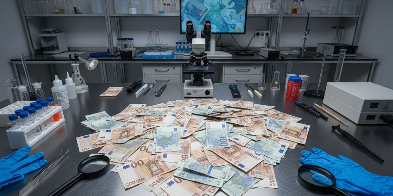 Rozbito grupę fałszującą euro. Zabezpieczono falsyfikaty o wartości 360 mln euro