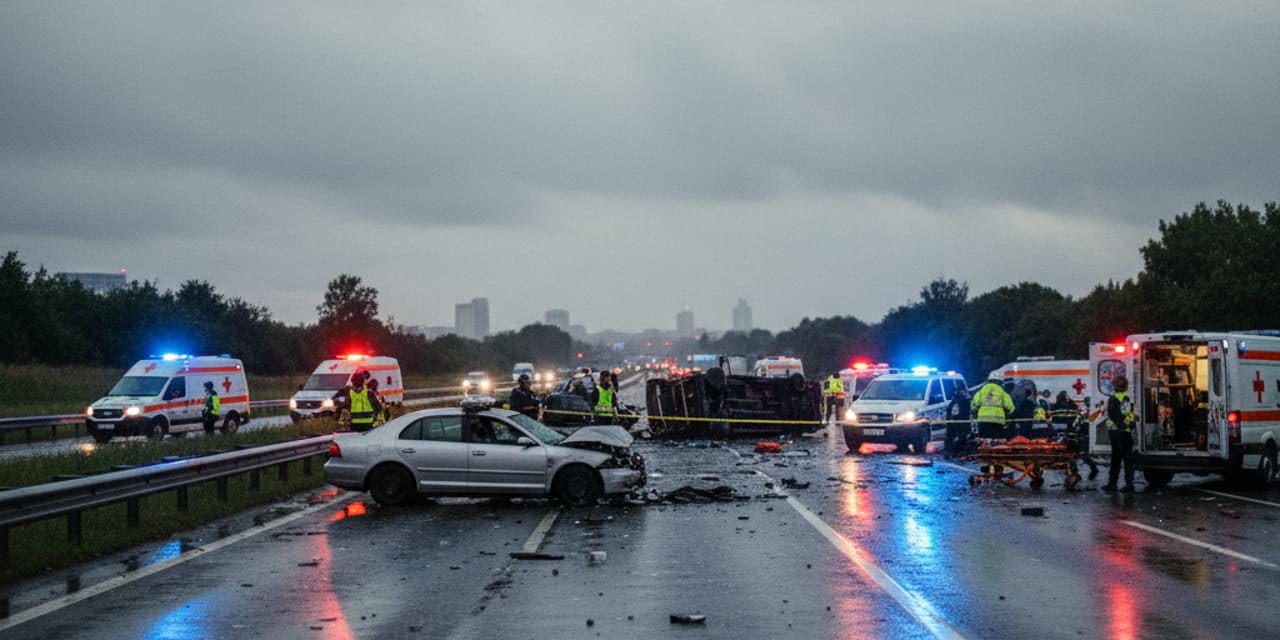 Tragiczny karambol w Łomiankach. Zmarła trzecia osoba