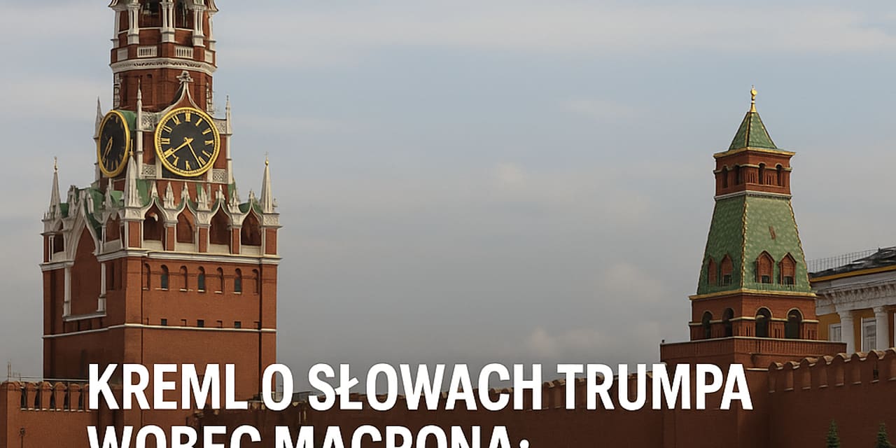 Kreml o słowach Trumpa wobec Macrona: „Poczekajmy, a może przyzna nam rację”