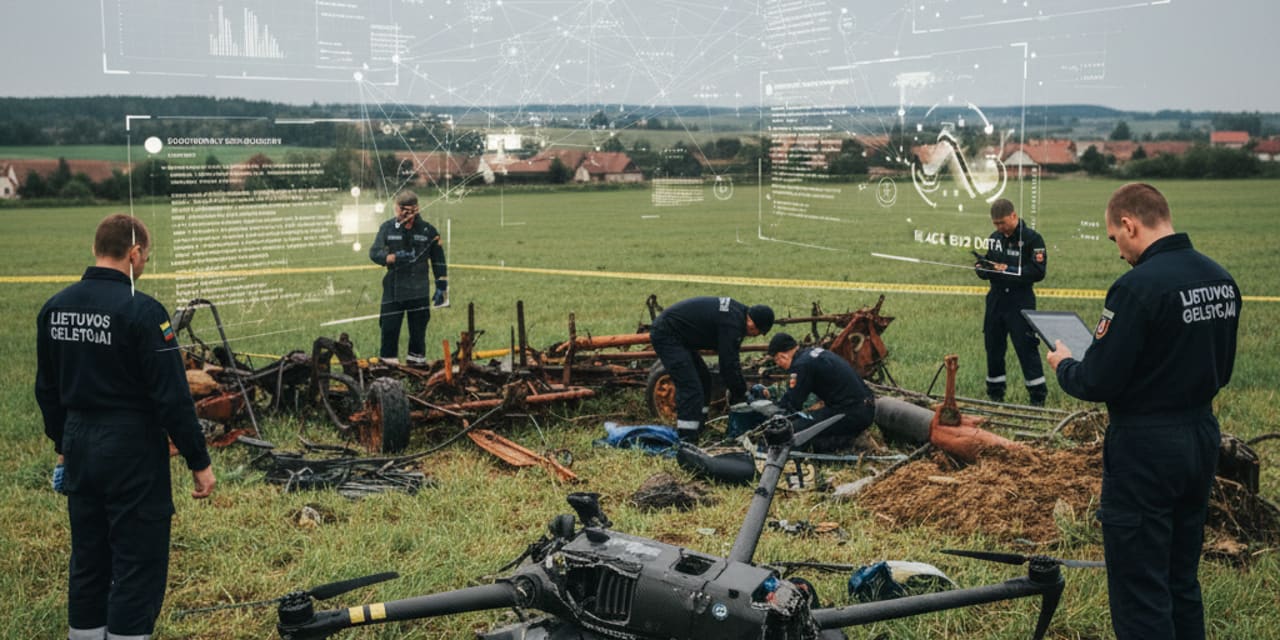 Dron ukraiński rozbił się na Litwie. Akcja służb i analiza bezpieczeństwa regionu