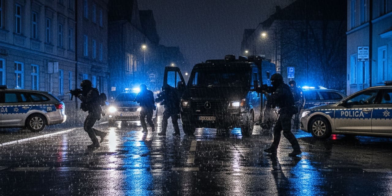 Policyjna obława we Wrocławiu. Napad na konwój z gotówką