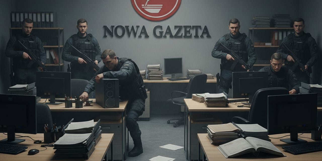 Akcja służb w Moskwie: przeszukanie redakcji Nowej Gaziety