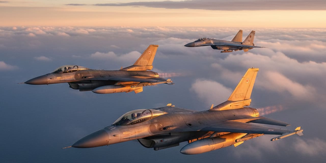 Polskie F-16 przechwyciły rosyjski samolot rozpoznawczy nad Bałtykiem
