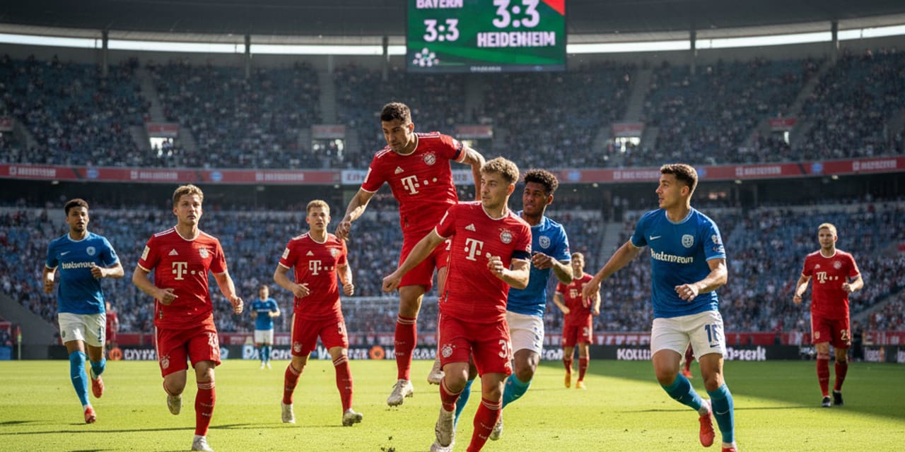 Bayern zremisował 3:3 z Heidenheim przed półfinałem Ligi Mistrzów z PSG