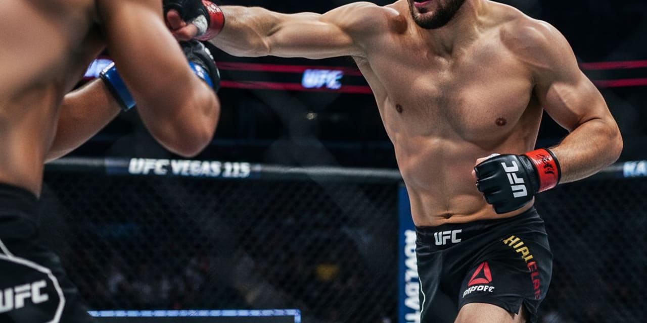 UFC Vegas 115: Robert Ruchała przed swoim drugim starciem w organizacji — zapowiedź, relacja na żywo i skróty