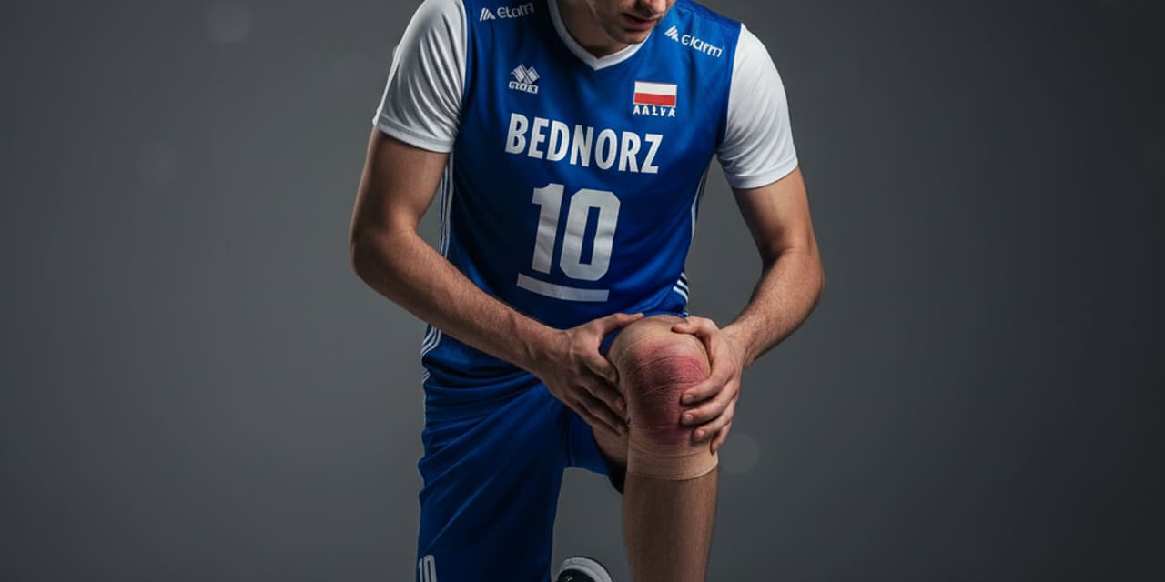 Bartosz Bednorz pokazał kontuzjowaną nogę — uraz wygląda poważnie