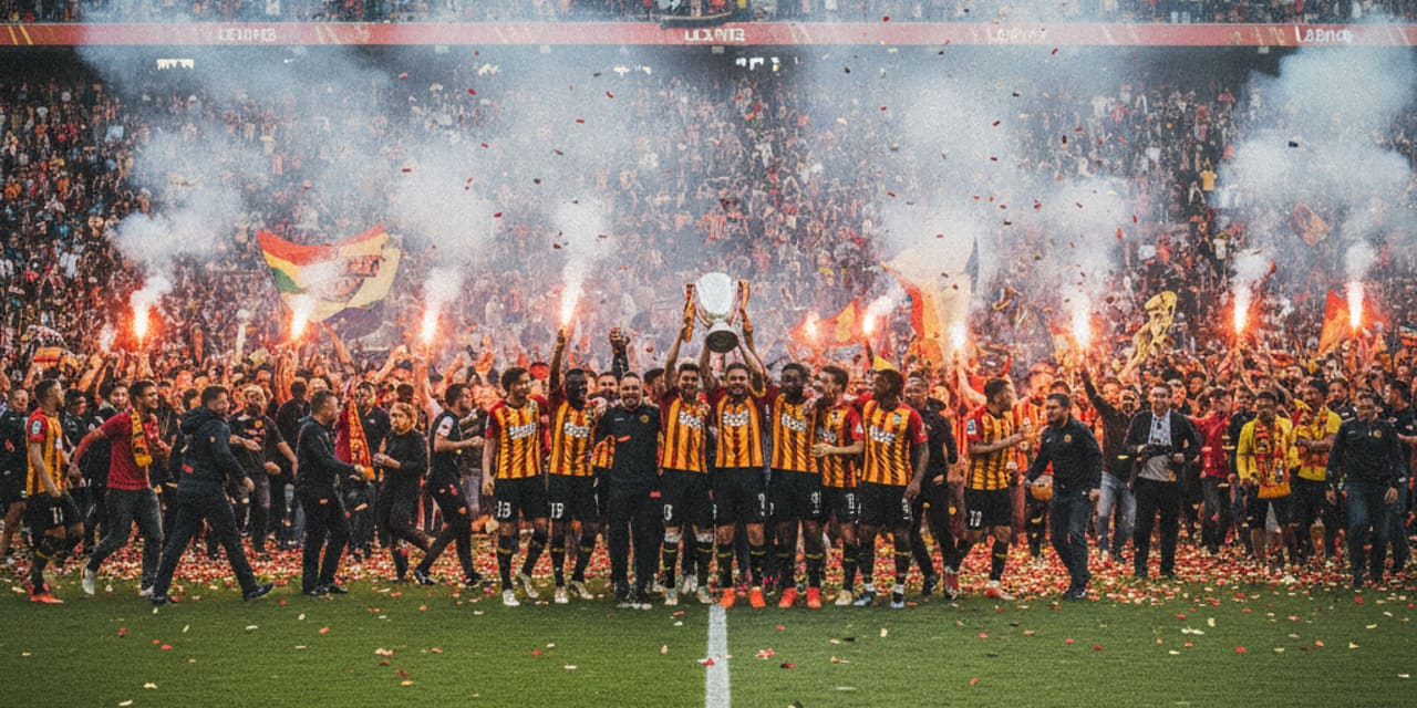 Lens pierwszym finalistą Pucharu Francji — tłumy kibiców na murawie
