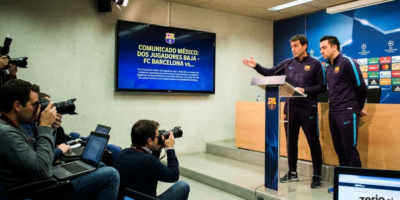 Przed meczem Barcelony w Lidze Mistrzów — ważny komunikat medyczny dotyczący dwóch piłkarzy