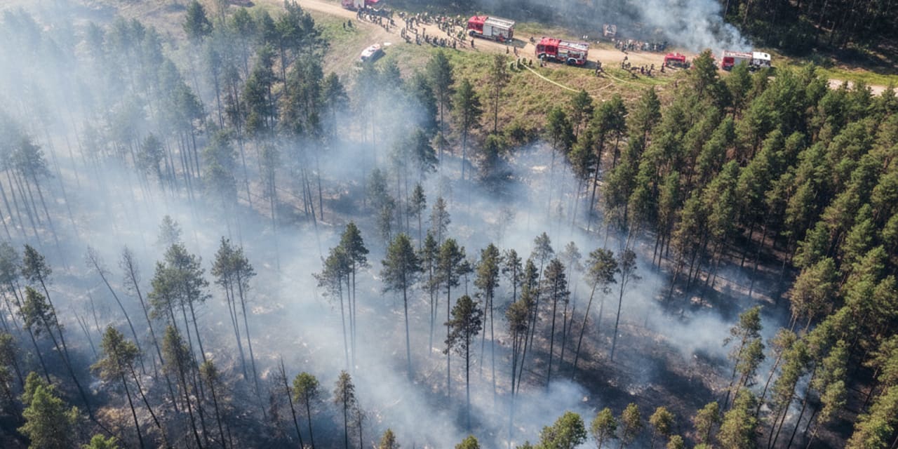 Pożar w Puszczy Solskiej na Lubelszczyźnie. Nowe informacje: 300 strażaków na miejscu