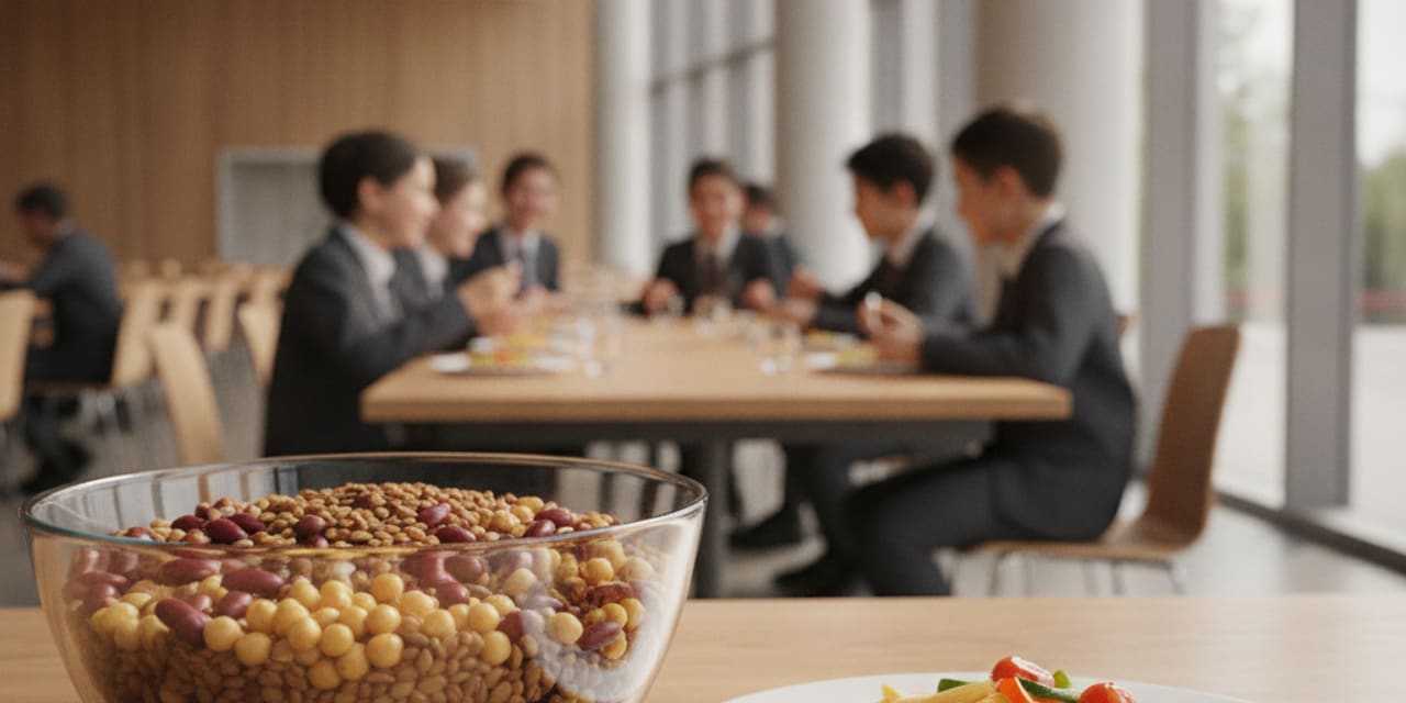 Schabowy odchodzi w cień: strączki i pełnoziarniste na pierwszym planie w szkolnych stołówkach