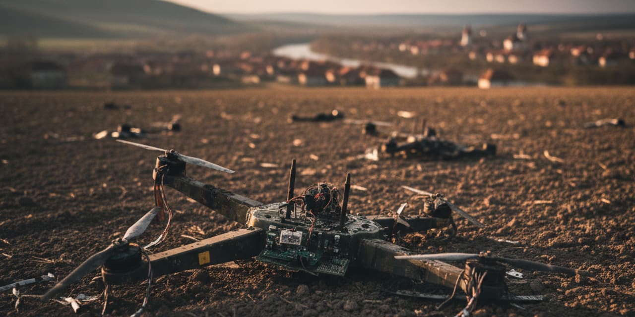 Rosyjski dron naruszył przestrzeń NATO. Fragmenty spadły w rumuńskim Gałaczu