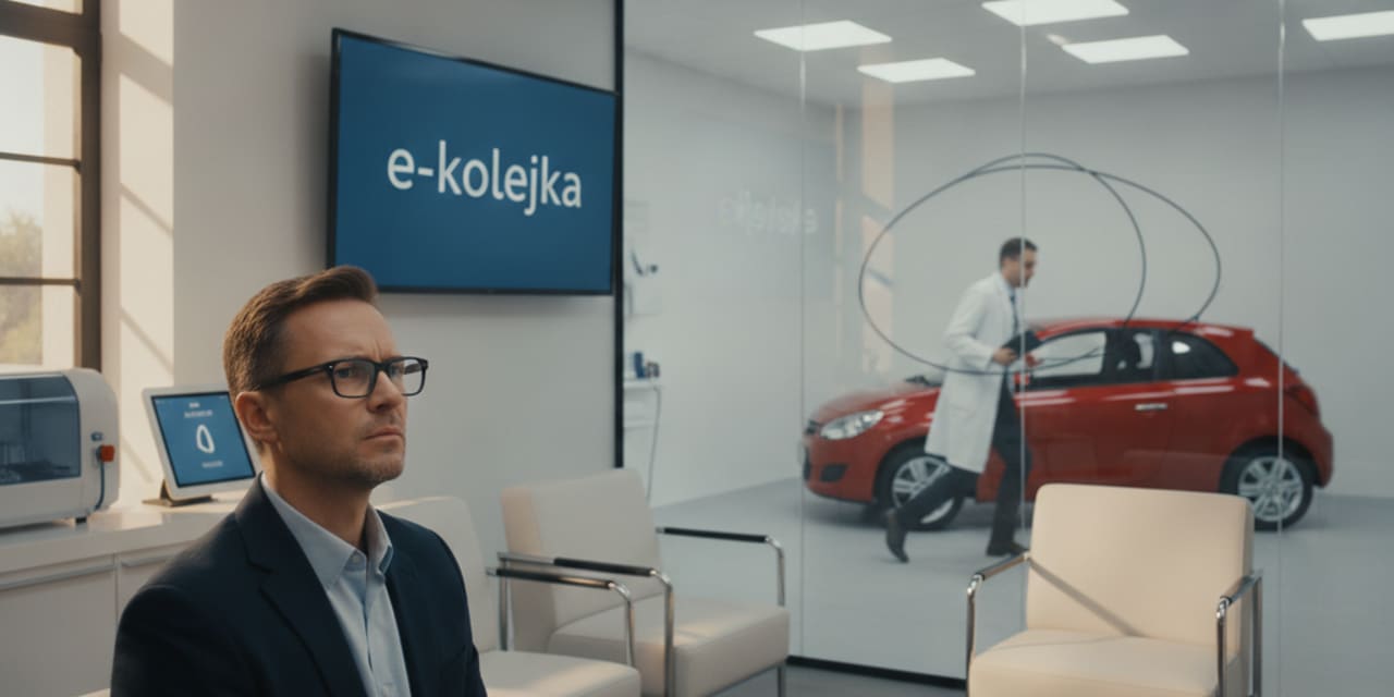 Czy e-kolejka naprawdę zmieni system? Pacjentom proponuje się przebiegnięcie trzech okrążeń wokół samochodu
