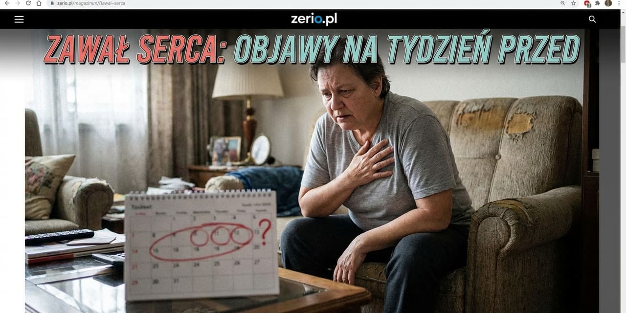 Zawał serca daje objawy już na tydzień przed. Jak ich nie przegapić?