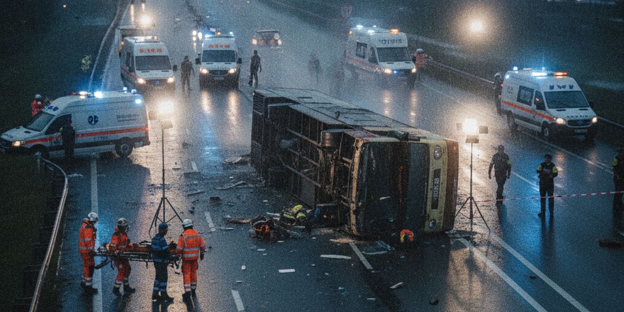 Wypadek autokaru na Węgrzech: 21 rannych wraca do Polski, identyfikacja ofiar w toku
