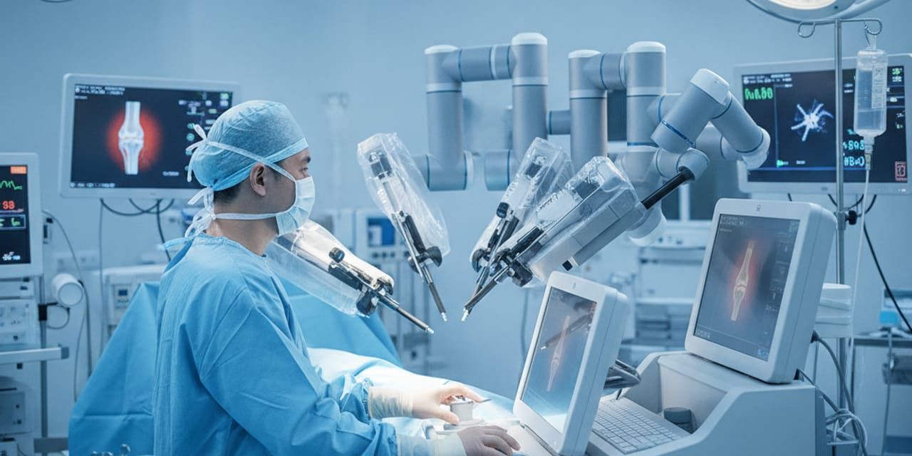 Pionierska operacja w Ostrołęce: endoprotezoplastyka kolana z robotem MISSO