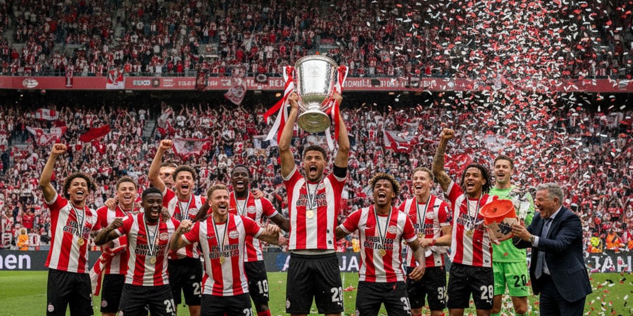 PSV Eindhoven mistrzem Holandii już w kwietniu — obronili tytuł po raz kolejny