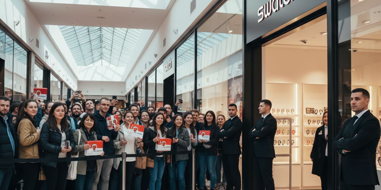 Szał wokół nowych zegarków: sklepy Swatch zamknięto ze względów bezpieczeństwa