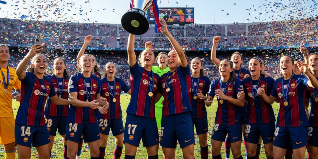 Barcelona mistrzem Hiszpanii w piłce kobiecej