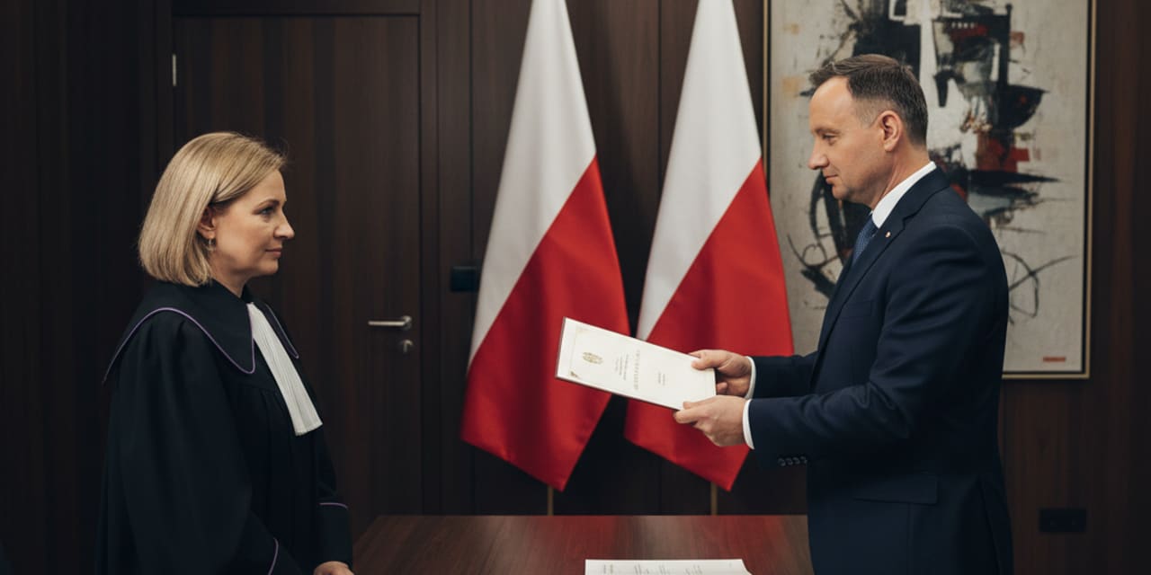 Prezydent wręczył nominacje i wskazał na konstytucję: tak powołuje się sędziów w Polsce