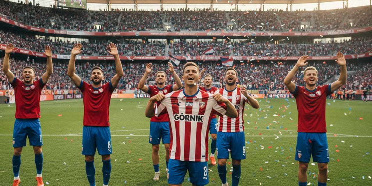 Szalona końcówka w hicie PKO BP Ekstraklasy: Górnik Zabrze pokonał Jagiellonię 2:1
