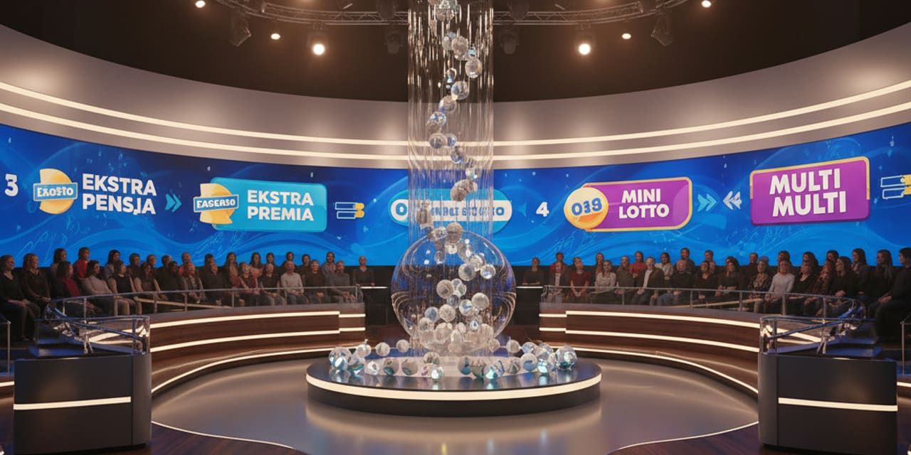 Wyniki Lotto z 23 kwietnia 2026 — Ekstra Pensja, Ekstra Premia, Kaskada, Mini Lotto, Multi Multi