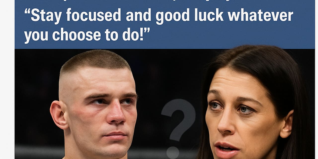 Przyszłość Roberta Ruchały w UFC pod znakiem zapytania. Co napisała Joanna Jędrzejczyk?
