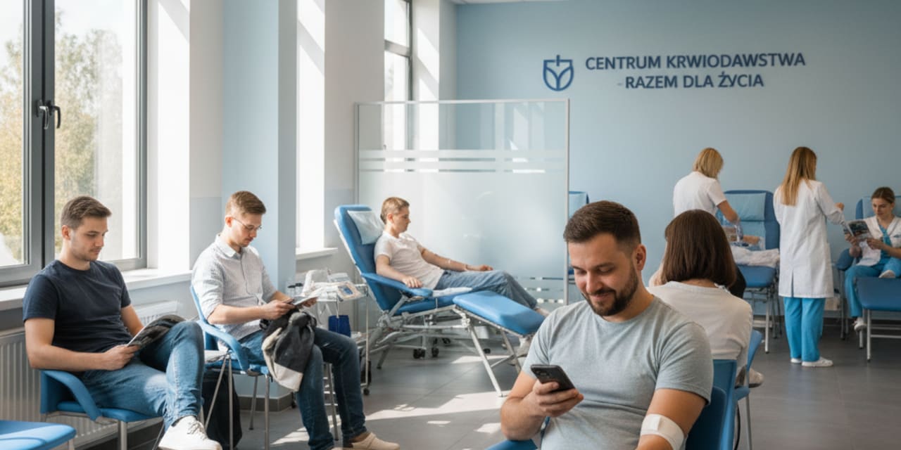 Liczba donacji krwi w Polsce rośnie w 2025 roku według GUS