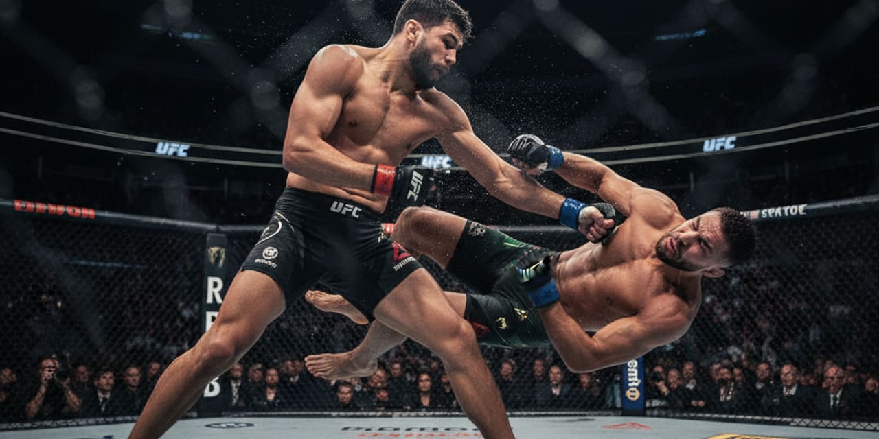 Carlos Ulberg nowym mistrzem UFC. Nokaut w pierwszej rundzie