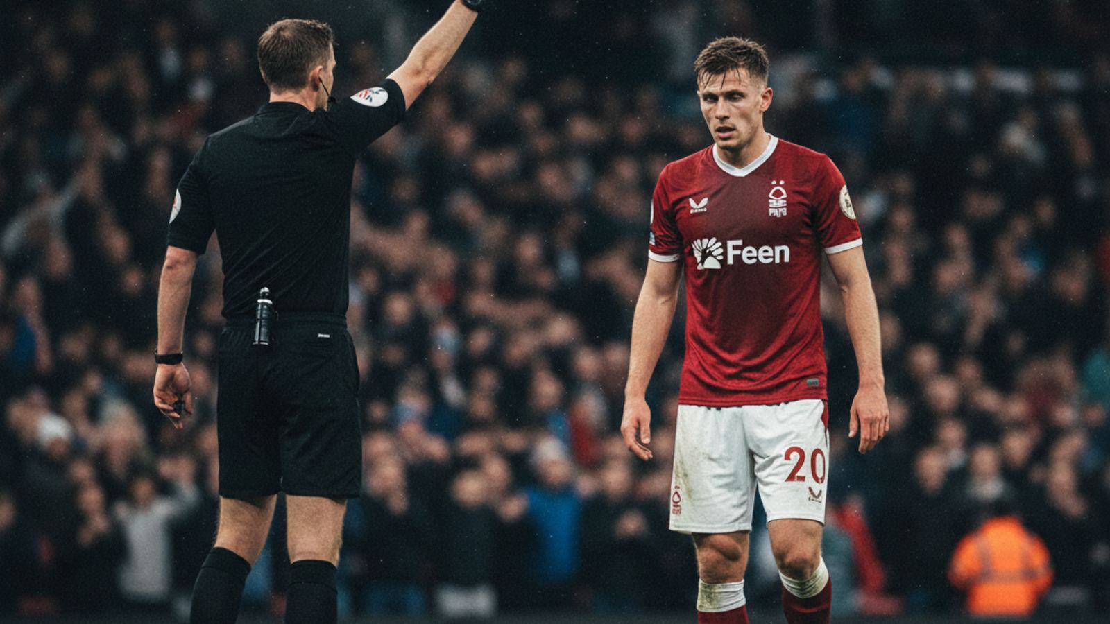 Bednarek wyrzucony z boiska w 8. minucie — czerwona kartka w meczu Nottingham Forest z FC Porto