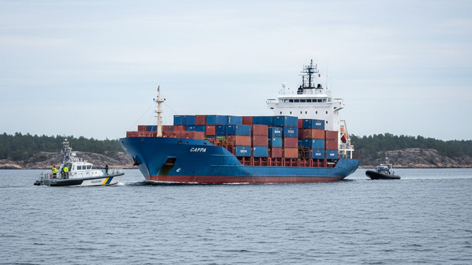 Szwedzkie służby zarekwirowały statek Caffa płynący do Rosji