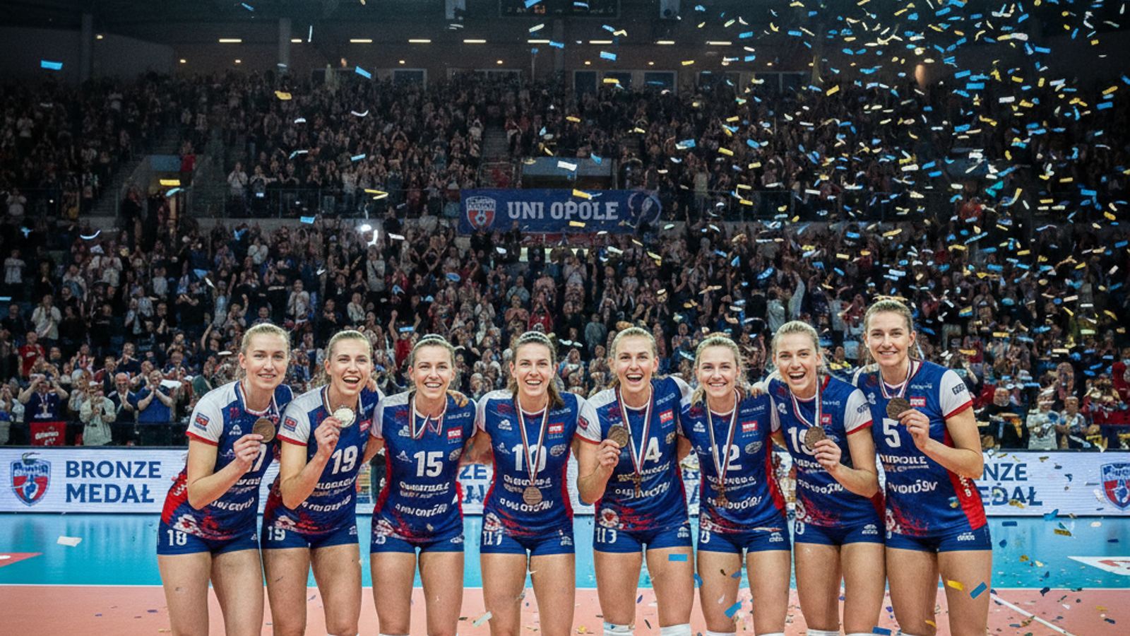 Uni Opole sięga po brąz Tauron Ligi — historyczny medal klubu