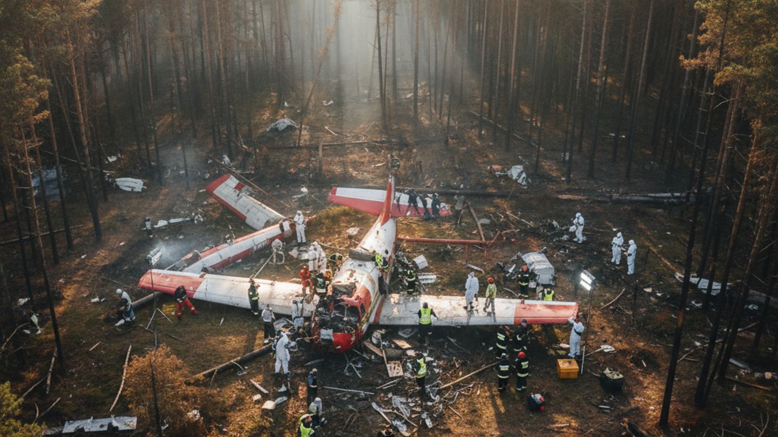 Śledztwo po katastrofie samolotu gaśniczego w Puszczy Solskiej. Prokuratura wszczęła postępowanie