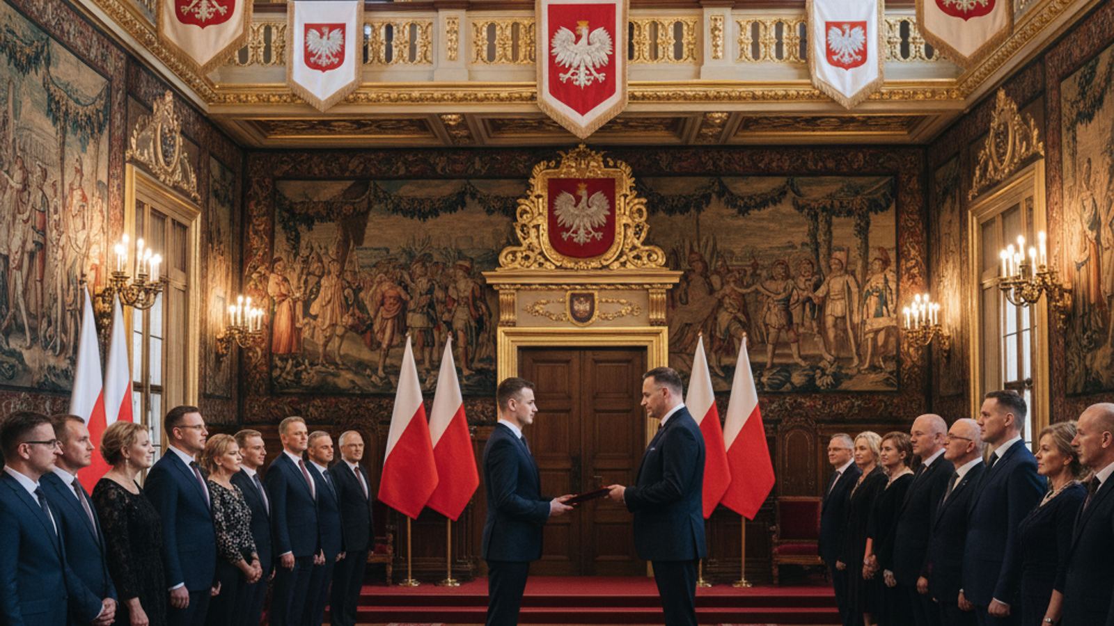 Andrzej Poczobut uhonorowany Orderem Orła Białego podczas uroczystości na Zamku Królewskim
