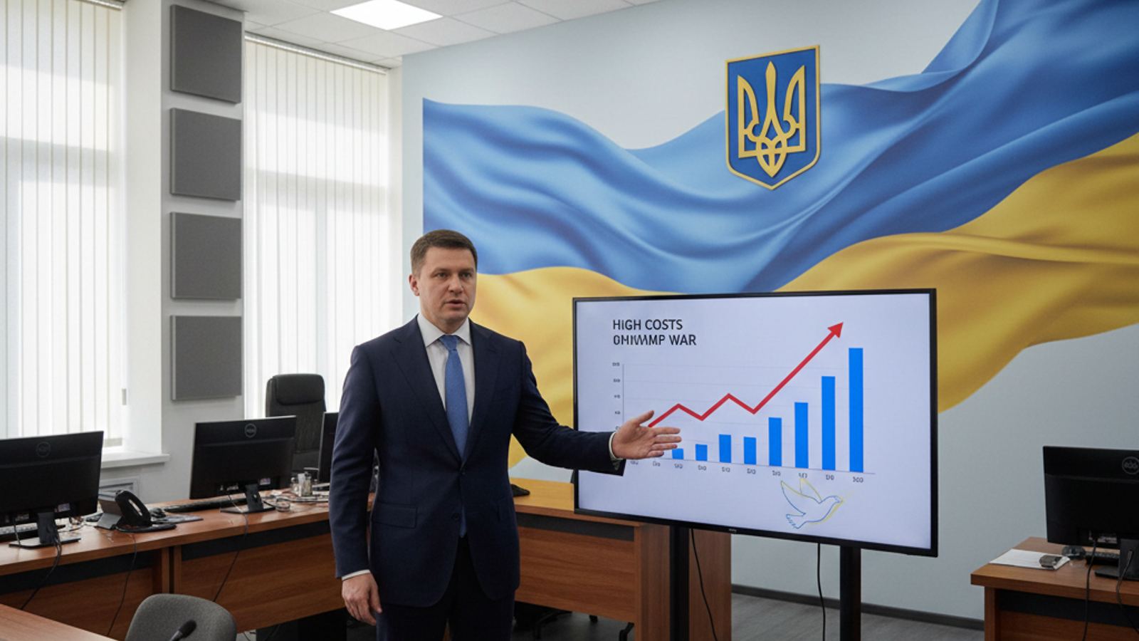 Ukraiński minister ujawnia dzienny koszt wojny: 450 mln dolarów i nadzieja na zakończenie konfliktu