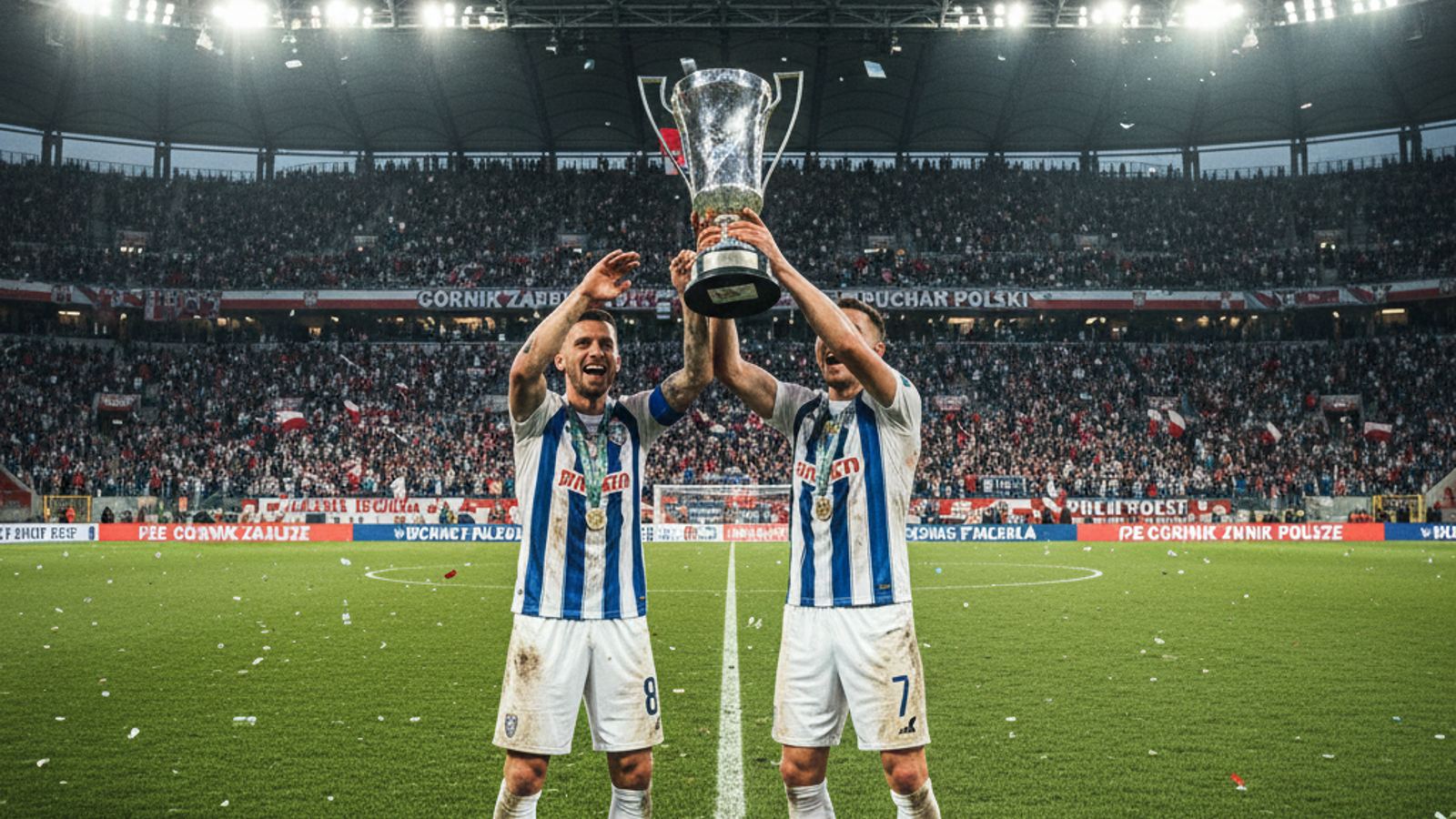 Górnik Zabrze zdobywa Puchar Polski — 2:0 z Rakowem na PGE Narodowym