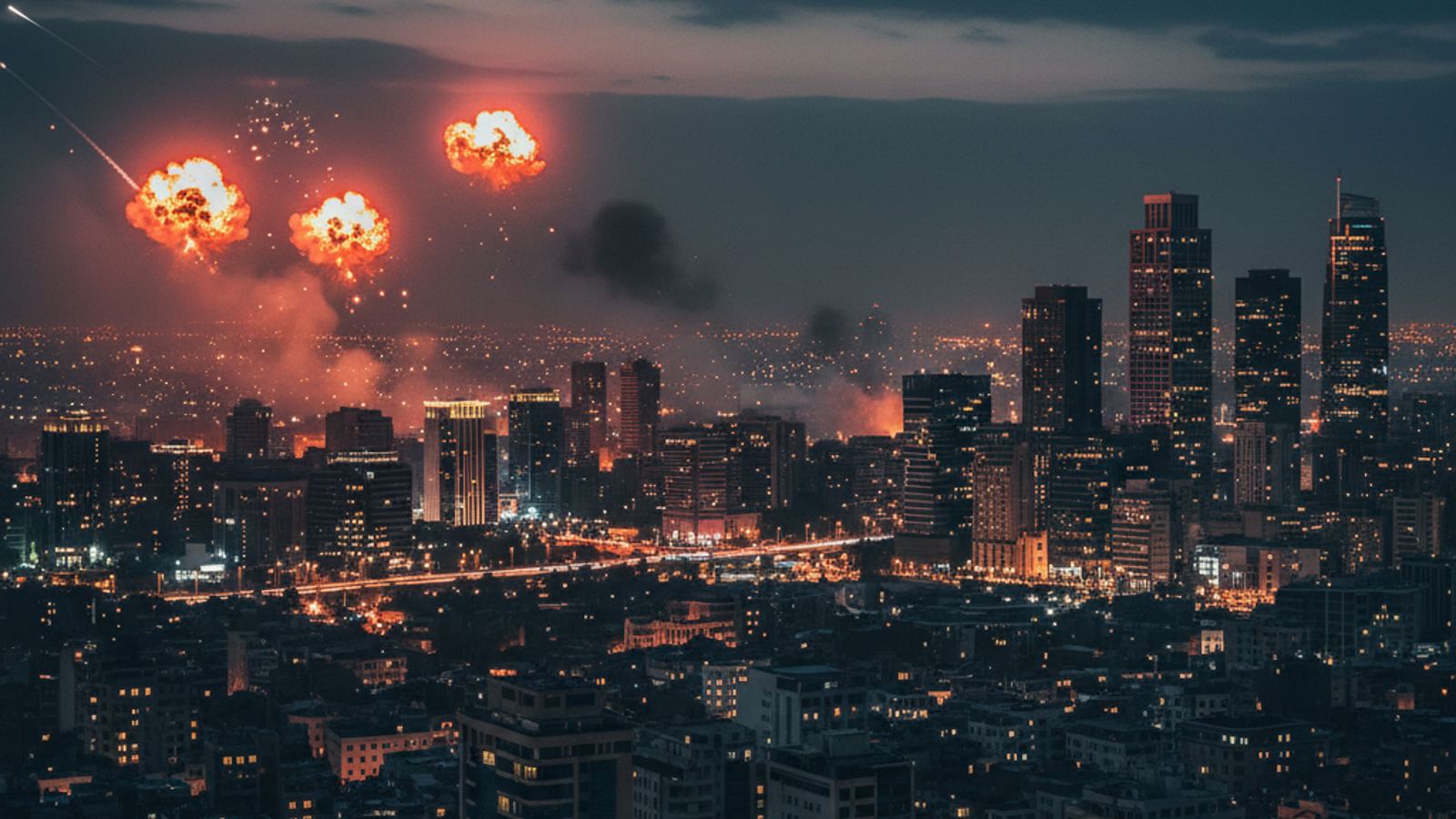 W Teheranie uruchomiono obronę powietrzną. W mieście słychać wybuchy