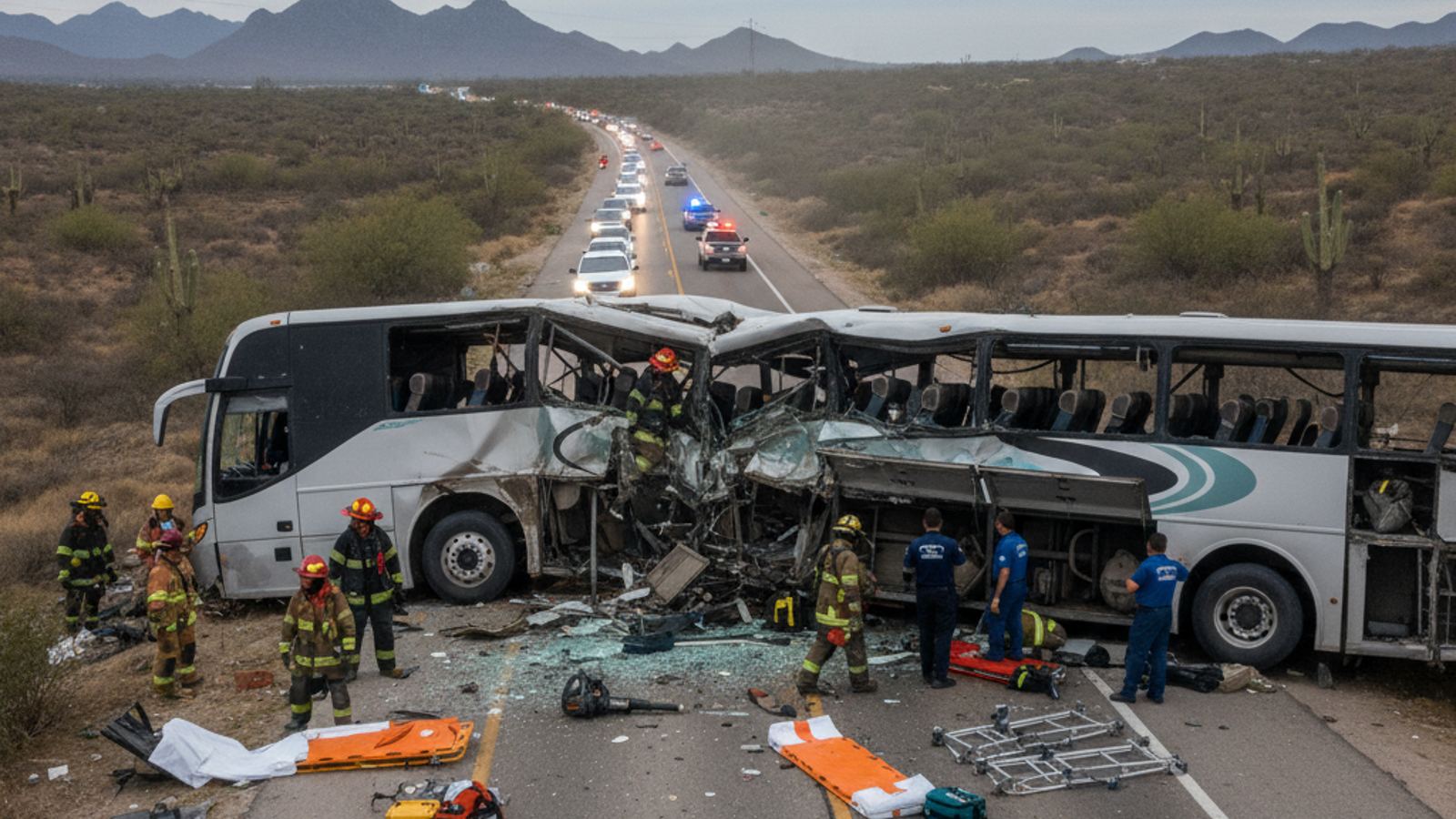 Tragiczny wypadek autobusu w Meksyku podczas długiego weekendu. Co najmniej 11 ofiar