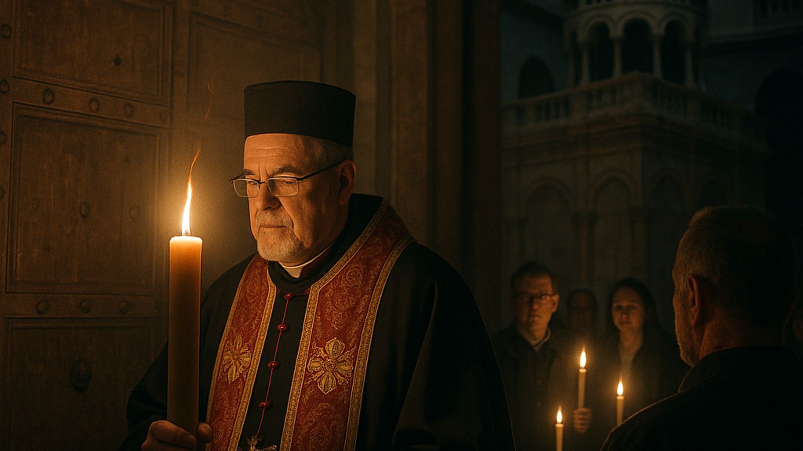 Wigilia Paschalna za zamkniętymi drzwiami w Jerozolimie — obostrzenia wojenne