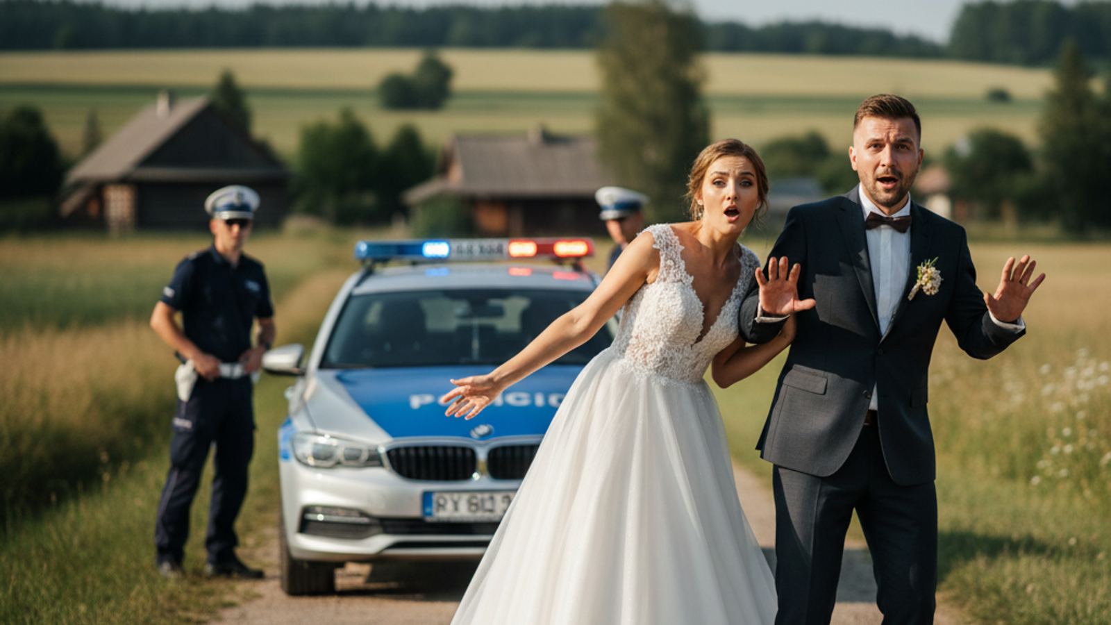 Awantura podczas wesela na Podlasiu. Panna młoda zatrzymana przez policję – pełny przegląd zdarzenia