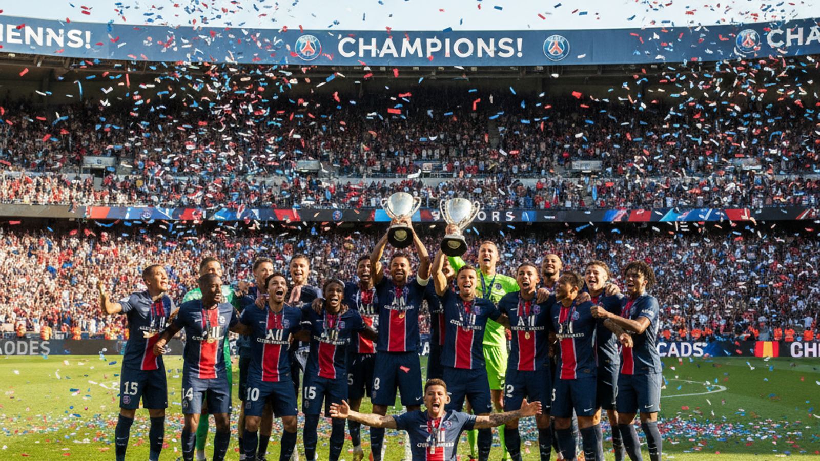PSG mistrzem Francji po zwycięstwie w Lens: piąty z rzędu tytuł i 14. w historii