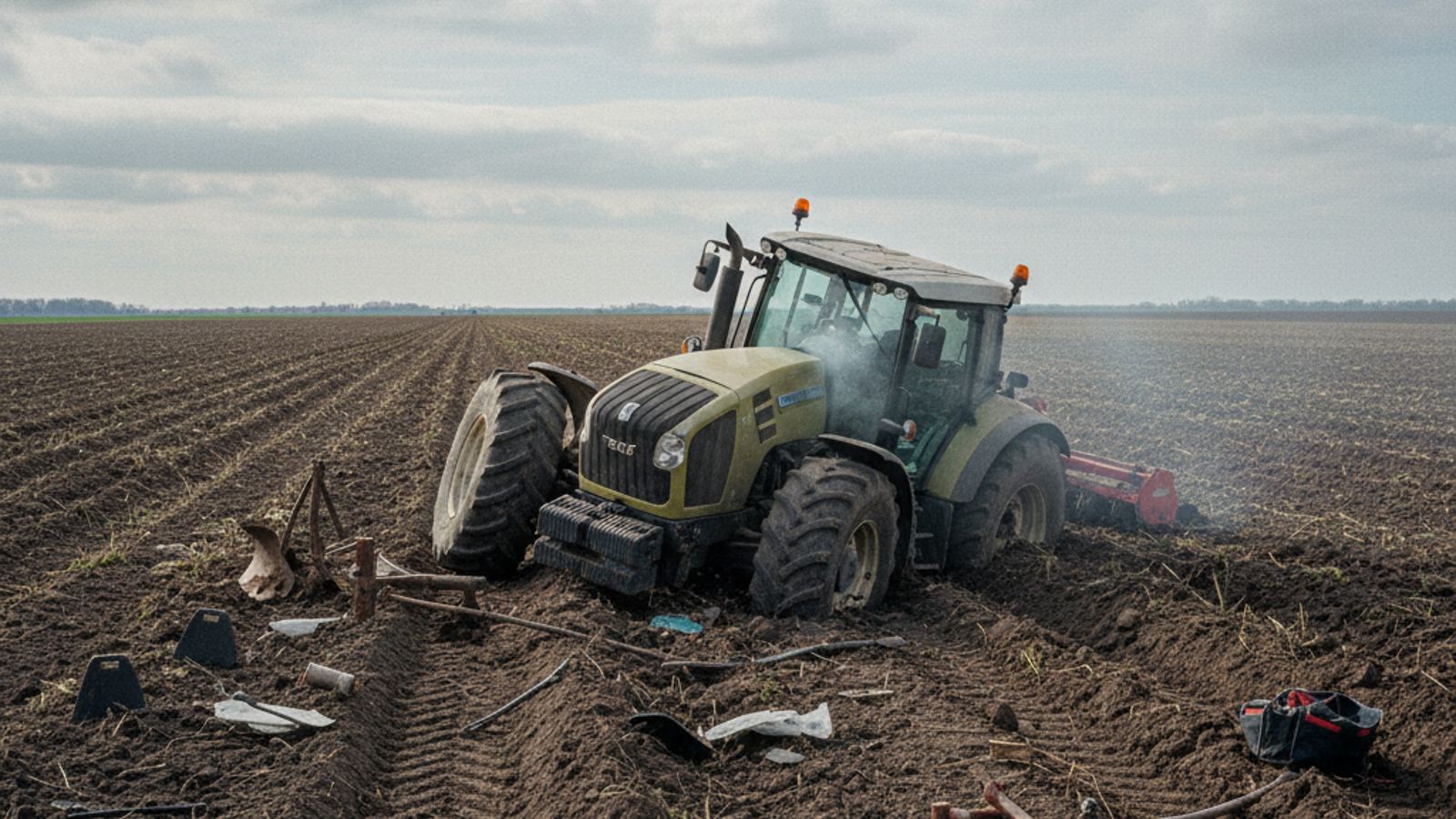 Tragiczny wypadek podczas prac polowych w Kamionce. Nie żyje 17-latek