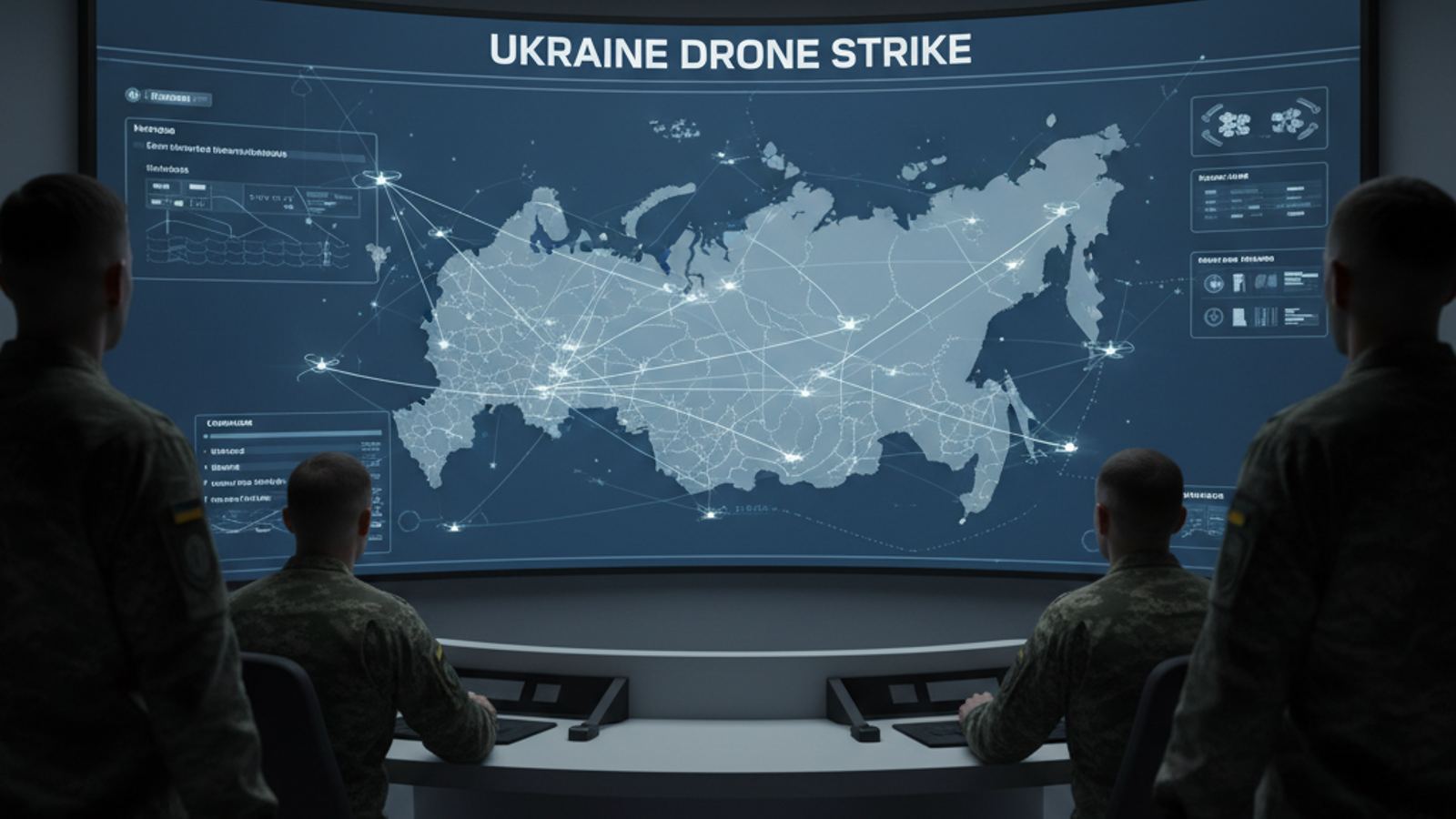 Ponad 500 ukraińskich dronów w Rosji — jeden z największych nalotów w ostatnich latach